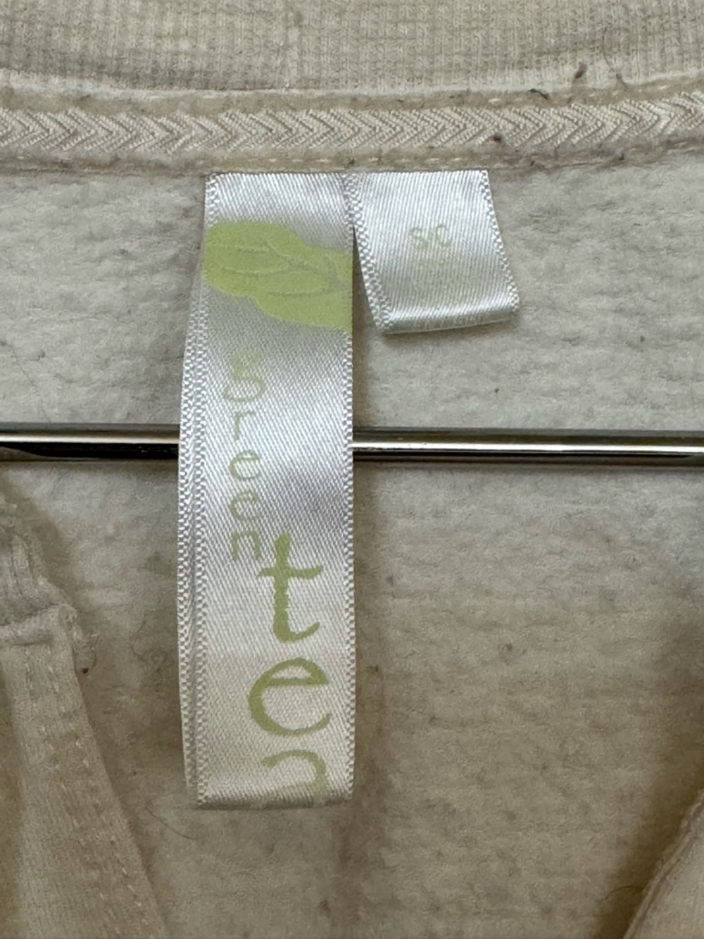 Cozy Cream Retro Green Tea High End Lightweight BOHO Hoodie Women’s S - Picture 4 of 5